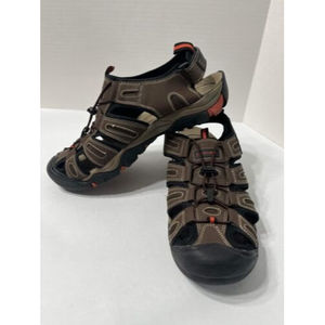 Brown Oak Men's Waterproof Hiking Trekking Walking  Sandals Size 13 BO-M100-BRN